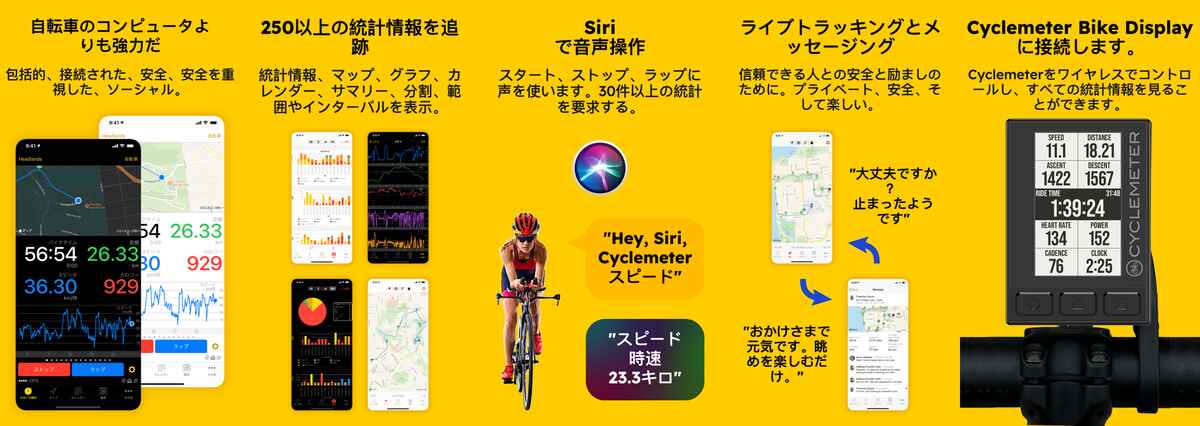 Cyclemeter GPSサイクリング、自転車、ランニング - iPhone u0026 iPad 