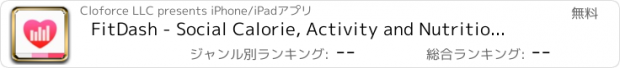 おすすめアプリ FitDash - Social Calorie, Activity and Nutrition Tracker