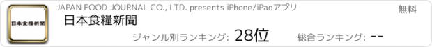 おすすめアプリ 日本食糧新聞