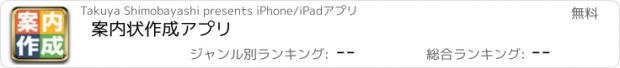 おすすめアプリ 案内状作成アプリ