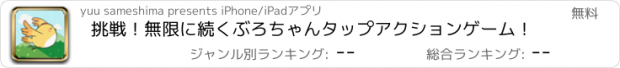 おすすめアプリ 挑戦！無限に続くぶろちゃんタップアクションゲーム！