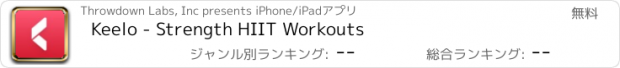 おすすめアプリ Keelo - Strength HIIT Workouts