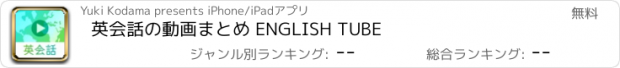 おすすめアプリ 英会話の動画まとめ ENGLISH TUBE