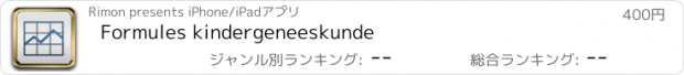 おすすめアプリ Formules kindergeneeskunde