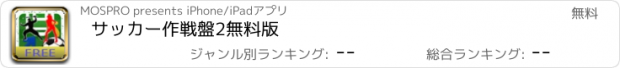 おすすめアプリ サッカー作戦盤2　無料版