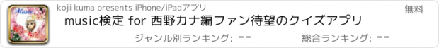 おすすめアプリ music検定 for 西野カナ編　ファン待望のクイズアプリ