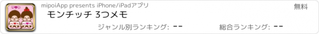 おすすめアプリ モンチッチ 3つメモ