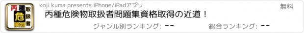 おすすめアプリ 丙種危険物取扱者　問題集　資格取得の近道！