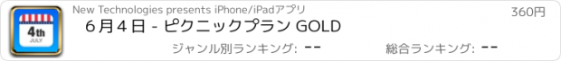 おすすめアプリ ６月４日 - ピクニックプラン GOLD