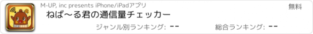 おすすめアプリ ねば～る君の通信量チェッカー