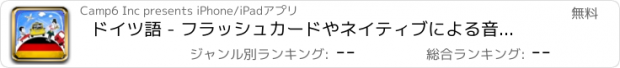 おすすめアプリ ドイツ語 - フラッシュカードやネイティブによる音声付きの無料オフラインフレーズブック