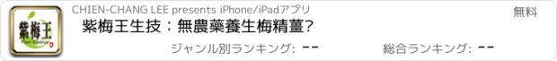 おすすめアプリ 紫梅王生技：無農藥養生梅精薑黃