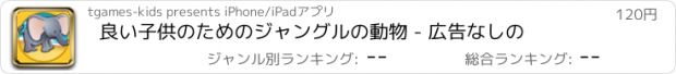 おすすめアプリ 良い子供のためのジャングルの動物 - 広告なしの