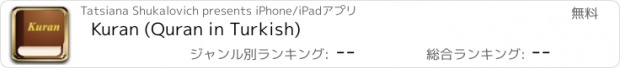おすすめアプリ Kuran (Quran in Turkish)