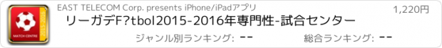 おすすめアプリ リーガデFútbol2015-2016年専門性-試合センター