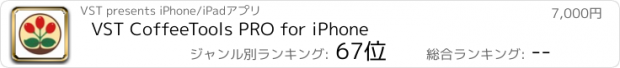 おすすめアプリ VST CoffeeTools PRO for iPhone