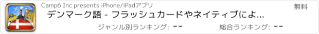 おすすめアプリ デンマーク語 - フラッシュカードやネイティブによる音声付きの無料オフラインフレーズブック