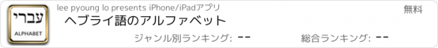 おすすめアプリ ヘブライ語のアルファベット