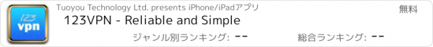 おすすめアプリ 123VPN - Reliable and Simple