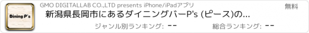 おすすめアプリ 新潟県長岡市にあるダイニングバーP's (ピース)の公式アプリ