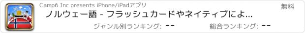 おすすめアプリ ノルウェー語 - フラッシュカードやネイティブによる音声付きの無料オフラインフレーズブック