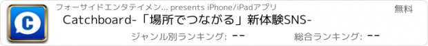 おすすめアプリ Catchboard-「場所でつながる」新体験SNS-