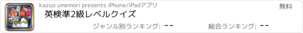 おすすめアプリ 英検準2級レベルクイズ