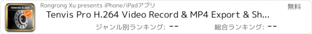 おすすめアプリ Tenvis Pro H.264 Video Record & MP4 Export & Share  P2P Free