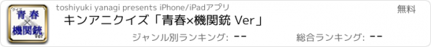 おすすめアプリ キンアニクイズ「青春×機関銃 Ver」