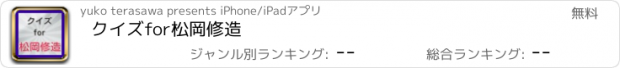 おすすめアプリ クイズfor松岡修造