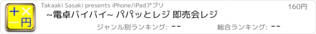 おすすめアプリ ~電卓バイバイ~ パパッとレジ 即売会レジ