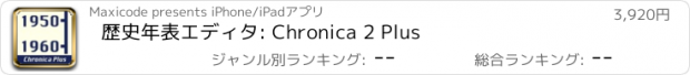 おすすめアプリ 歴史年表エディタ: Chronica 2 Plus