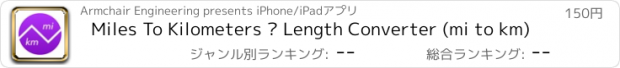 おすすめアプリ Miles To Kilometers – Length Converter (mi to km)
