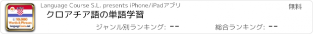 おすすめアプリ クロアチア語の単語学習