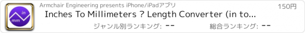 おすすめアプリ Inches To Millimeters – Length Converter (in to mm)