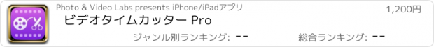 おすすめアプリ ビデオタイムカッター Pro