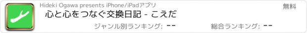 おすすめアプリ 心と心をつなぐ交換日記 - こえだ