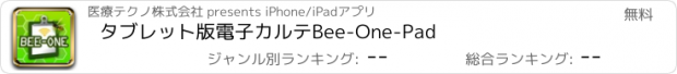 おすすめアプリ タブレット版電子カルテBee-One-Pad