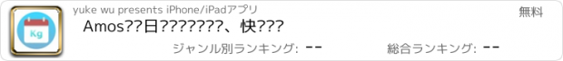 おすすめアプリ Amos运动日记——简单记录、快乐运动