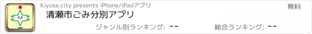 おすすめアプリ 清瀬市ごみ分別アプリ