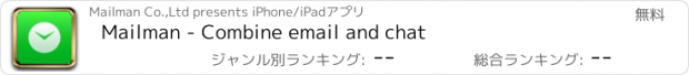 おすすめアプリ Mailman - Combine email and chat
