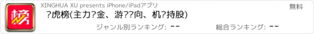 おすすめアプリ 龙虎榜(主力资金、游资动向、机构持股)