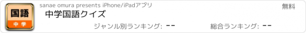 おすすめアプリ 中学国語クイズ