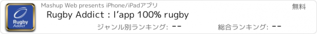 おすすめアプリ Rugby Addict : l’app 100% rugby