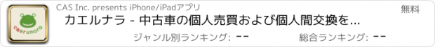 おすすめアプリ カエルナラ - 中古車の個人売買および個人間交換を支援