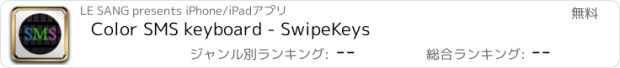 おすすめアプリ Color SMS keyboard - SwipeKeys