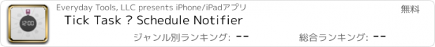 おすすめアプリ Tick Task – Schedule Notifier