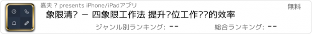 おすすめアプリ 象限清单 － 四象限工作法 提升单位工作时间的效率