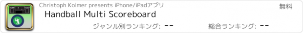 おすすめアプリ Handball Multi Scoreboard