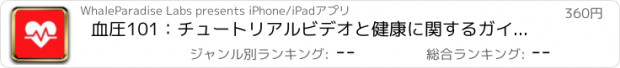おすすめアプリ 血圧101：チュートリアルビデオと健康に関するガイドライン